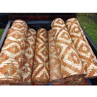 Amakan/Sawali real native bamboo wall diamond design 4pcs.set size:4x8