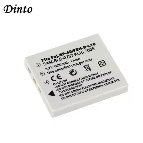 Dinto 1200mAh Camera Battery for Fujifilm NP-40N NP-40 NP 40 NP40 for BENQ DLI-102 PENTAX D-LI8 D-Li