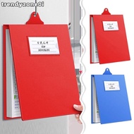TRENDYZONE0I Folder, Thickened Reusable Office Visitor Record Folder, A4 Vertical Hanging Test Paper