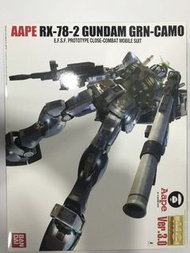 全新 Aape rx-78-2 gundam grn-cami