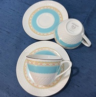 Narumi Narumi Noritake Bone China Coffee Cup Saucer Plate Two Piece Set Tableware Porcelain