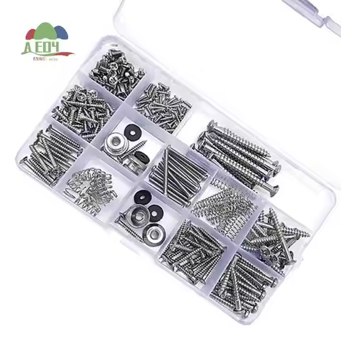 AED4-1 Set Electric Guitar Screw Kit Sorting Box For Electric Guitar Bridges Pickups Tuners Switches