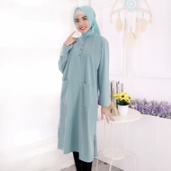 Cool Tunic Dress Set | T-shirt material | Breastfeeding friendly PREMIUM THICK PART 1 - color B, L Q