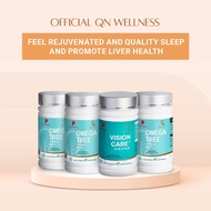 [Jumbo Pack] QN Wellness - Omega Tree & Vision Care - 100% Plant Based - 60 Tablets x 4 Boxes