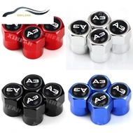 XF 4Pcs Aluminum Wheel Tires Valves Caps For Audi Q3 Q5 Q7 A3 A4 A5 A6 A7 A8 B5 B6 B7 B8 B9 TT Car Styling  Accessories