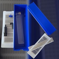 aquarium top filter box blue colour akuarium Blue Top Filter Box (15" x 4.5" x 3.8")  - For Aquarium