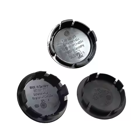 4 pieces of new black 55mm 56mm 60mm 65mm 70mm car hub center cap hub cap 3B7601171 1J0601171