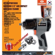 *AIR IMPACT WRENCH/ AIR TOOL* Daewoo 1/2” Air Impact Wrench 750NM (Twin Hammer ) DT-DAPIW1000
