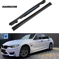 side skirt for BMW 3 series  F30 F35 modified M3 side skirt Carbon fiber bright black