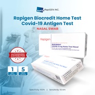 Rapigen Biocredit Antigen Home Test Nasal By 5s