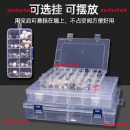 Multi-Grid Parts Box Large 6-Grid 8-Grid Storage Detachable Plastic Hardware Jewelry Tool Organizing