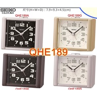 SEIKO QHE189 Quiet Sweep Movement Bedside Alarm Clock