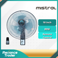 Mistral 18" Wall Fan with Remote Control MWF-1890MR KIPAS DINDING MWF1890MR