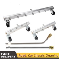 High Pressure Washer Nozzles Undercarriage Cleaning Road Washing 7 Nozzles Road Cleaning Tool, 4000 