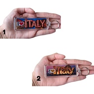 I LOVE ITALY KEYCHAIN SOUVENIR