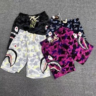 [994People Collection]Summer Hot-Selling Shark Head Shorts Camouflage Print Unisex Couple Loose Casu