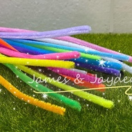 [Pack] Chenille Stems Colourful Stick / Dawai Ikat / Dawai Craft / Dawai Hiasan / Tinsel / Dawai Bul