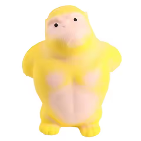 Monkey Orangutan Squeeze Vent Gorilla Yellow Slow Rebound Squeezing Monkey 16cm Elastic Soft Glue Go