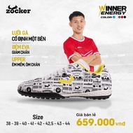 Giày Đá Bóng ZOCKER Winner Energy Da PU Cao Cấp Mềm Mại