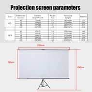 60/72Inch Projector Screen bracket screen For C1PRO/C7/C8/H31/B11/B12/3 Air/V10/B10/HP330/HY300
