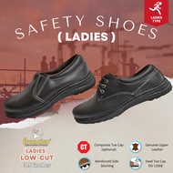 FRONTIER Safety Shoes 3300 3200 - Ladies Low Cut Laced / Slip-On Black SIRIM JKKP DOSH Certified Saf