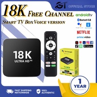 18K BOX Smart TV 4K 5g Latest version 13.0 Free Channel