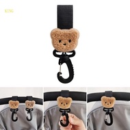 （High discounts）royalking.sg Stroller Strap with Clip Pram Pet Cart Hook for Hanging Shopping Bags Handbag