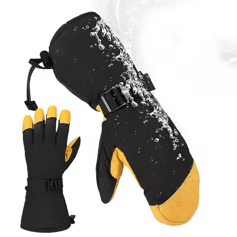 Ski Gloves Winter Waterproof Snowboard Snowmobile Skiing Motorcycle Riding Warm 3M Thermal Mittens M