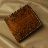 Genuine Python Leather Wallet "The Brown Python Wallet"
