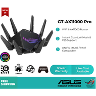 ASUS ROG Rapture GT-AX11000 PRO / GT-AX11000 Tri-Band WiFi 6 Ai-Mesh RGB Gaming Router with OFDMA / 