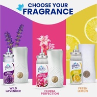 Glade Touch & Fresh Set Toilet Fragrance | Lavender | Summer Bouquet | Lemon | Peony | Air Freshener