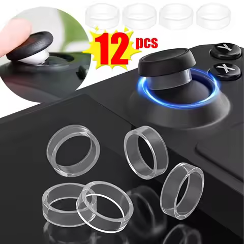 12/2X For Steam Deck Game Joystick Rocker Protector Ring Silicone Elastic Cover For Xbox PS4 PS5 VR2