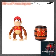 Sanei Boeki Super Mario Figure Collection Plus Diddy Kong with DK Barrel FCP-010 【DirectFromJapan】