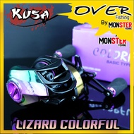 รอกหยดน้ำ LIZARD COLORFUL สีไทเทเนี่ยม (มีทั้งหมุนซ้ายและหมุนขวา)