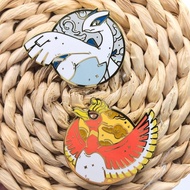 [Yiji] Pokemon Metal Brooch Lugia Fengwang Pokemon Pokémon Badge Anime Merchandise Brooch