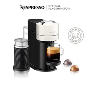 Nespresso Vertuo Next Coffee Machine White bundle with Aeroccino Milk Frother | Coffee Maker | Automated Capsule Coffee Machine Nespresso A3KGDV1-GBWHNE2