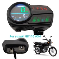 Digital LED Speedometer Meter Motorcycle Tachometer Odometer For Suzuki GD110 AX4