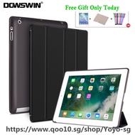 DOWSWIN Case For iPad 2 3 4 Soft Back Cover TPU Leather Case For iPad 4 Flip Smart Cover For iPad 2