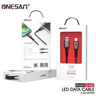 ONESAM OS-V05 3.0A Output Fast Charge LED Breathing Light Auto Off Auto Disconnect Data Transfer Cha