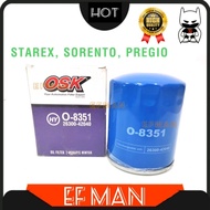 OSK HYUNDAI STAREX KIA SORENTO PREGIO OIL FILTER 26300 42040 O 8351
