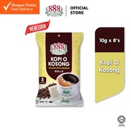 888 Kopi O Kosong Fun Pack (10g x 8s) – Traditional Black Coffee with No Sugar
