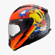 Gracshaw G9200 Explosive Red Double Visor Fullface Helmet (FREE BLUETOOTH)