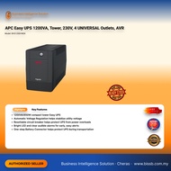 APC Easy UPS 1200VA, Tower, 230V, 4 UNIVERSAL Outlets, AVR