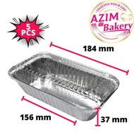 Rectangle Aluminium Tray 4423-P | Aluminium Container | Aluminium Foil | Bekas Aluminium Foil (5pcs)