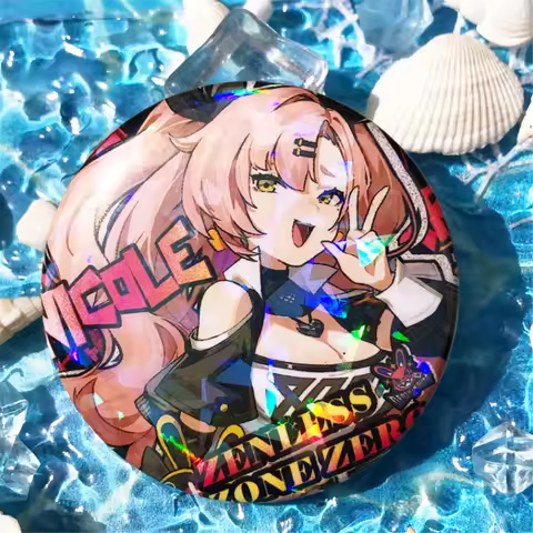 Zenless Zone Zero Anby Demara Nicole Demara Billy the Kid Cosplay Costume Accessories Brooch Pin Car