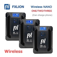 Fxlion Nano One / Two / Three Wireless Ultra Compact V-Mount Battery (50Wh / 98wh / 150wh)