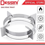 DESSINI ITALY Stainless Steel Gas Stove Trivet Pot Stand Pan Support Rack Cooktop Holder Penyangga P