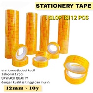 Stationery Tape Uk: 12mmx10yard Masking Tape 1.2cmx10y Solasi 1/2inch Plakban Strong Glue Insulation