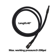HPA SLP FLEX Air Hose Line with QD 40" Long Low Pressure Max 300psi