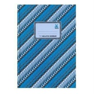 buku hard cover batik isi 50 folio besar gelatik kembar